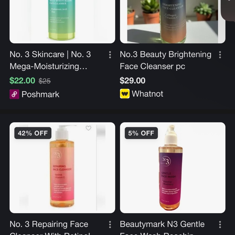 BUNDLE OF 2 FULL SIZE NO. 3 skin care! Retail value of $50 - Picture 3 of 3